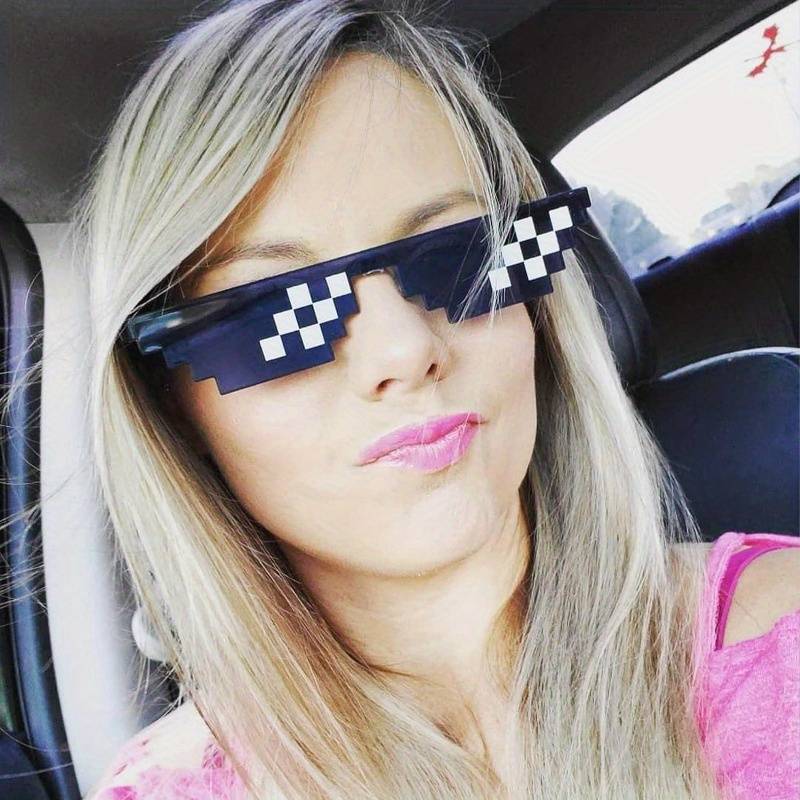 Thug Life Glasses 8 Bit PixelSunglasses Unisex Sunglasses