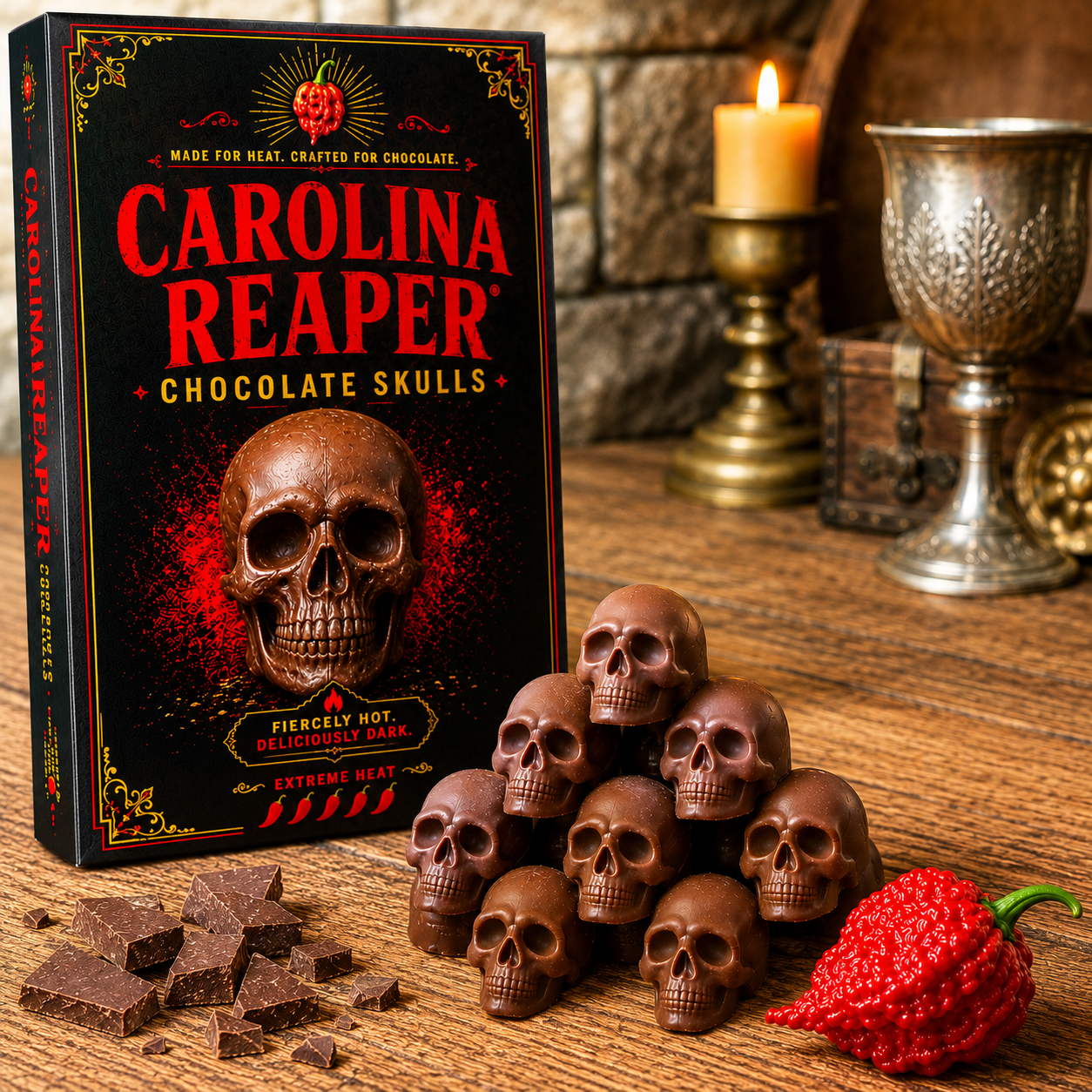 Carolina Reaper Chocolate 50g Extreme Hot BRAND NEW 2026
